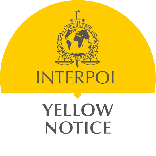Notice jaune d'Interpol