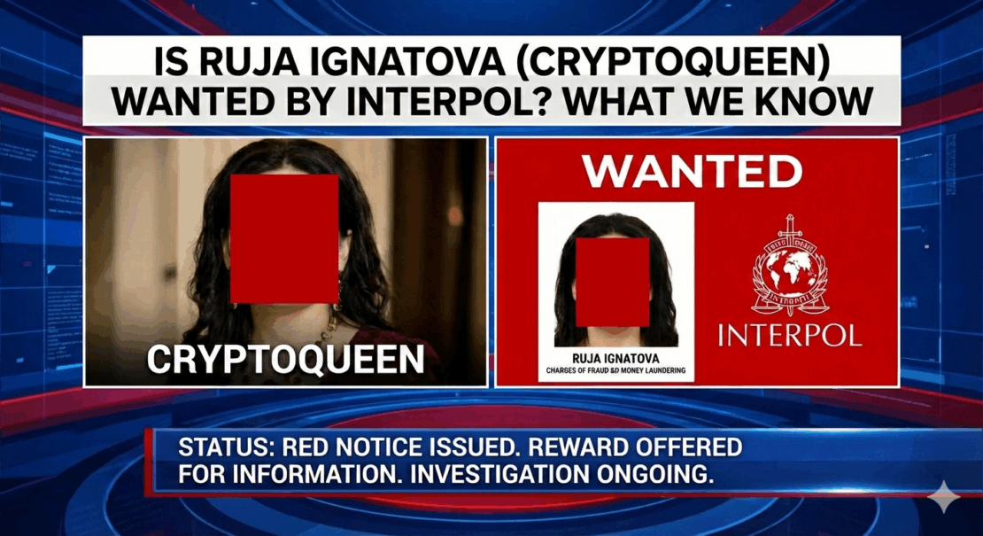 Ruja Ignatova (Cryptoqueen) Wanted by INTERPOL